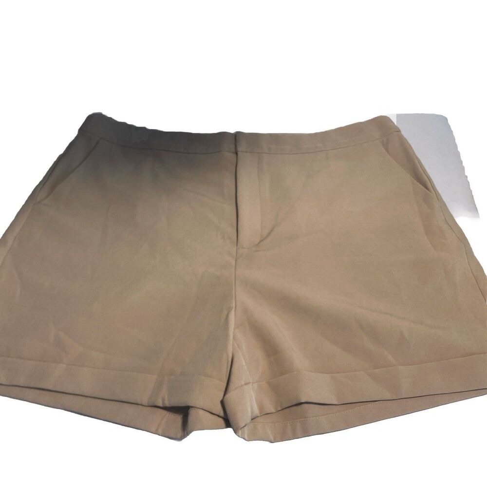 Pink Lily Tan Shorts Size X Large